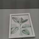 CORE ART 8x10 Floating Picture Frame, Double Plex Glass Floating Frame for 5x7,4x6 Pictures, Wall or Tabletop Display, White