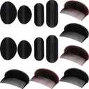 WILLBOND 14 Pcs Hair Bump Sponge Volume Hair Bases Set Bump it Accessory for Volume Insert Styling Tools up Combs Clips Sponge Bun Updo Accessories for Women DIY Hairstyles