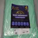 4 Pack 36 x 36 Extra Heavy Absorbency Washable Underpads, Waterproof Quick Drying Nursing Incontinence Reusable Washable Bed Pee Pads for Dogs, Diaper Changing & Adults, Green