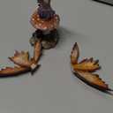 PTC 6.25 Inch Naughty Brown Fairy Sitting on Mushroom Statue Figurine