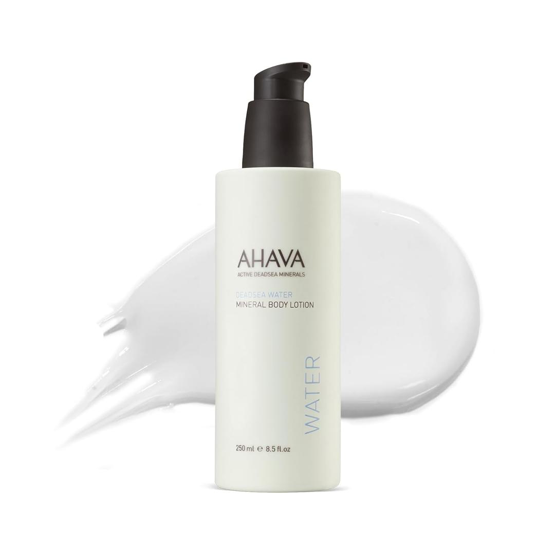 AHAVA Dead Sea Water Mineral Body Lotion - Daily Moisturizing & Hydrating Body Lotion with Osmoter, Exclusive blend of Dead Sea Minerals & Nourishing Botanical Extracts (8.5 Fl Oz (Pack of 1))