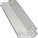 Nexgrill Flame Tamers Replacement Compatible with 720-0830X, 720-0864M, 720-0830H, 720-0925, 720-0888, 720-0882, 720-0898 Gas Grills, Porcelain Steel Heat Shields Heat Plates for 720-0864M (Pack of 2)