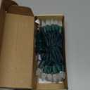 C3 Christmas Lights 50 Cool White LED String Lights, 120V UL, 17FT Green Wire Xmas Lights for Indoor & Outdoor Use, Trees, Pathway, Holiday Party Decorations