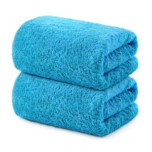 REDKISS 2 Piece Luxury Bath Towel Set - 31x62 inch Oversized Thick Bath Sheets, 100% Cotton, 900 GSM, Super Soft, Highly Absorbent, Quick Dry Large Shower Towels for Bathroom, Pool, Gym, Spa, Blue