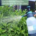 0.5 Gallon Garden Pump Sprayer, Hand Held Garden Sprayer, Water Spray Unit with Adjustable Nozzle and Extra Extended Spray