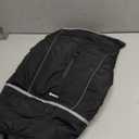 QBLEEV Warm Reflective Dog Jacket, Waterproof Winter Coat With Turtleneck for Cold Weather, Thick Fleece Snowsuit Christmas Vest Pet Apparel for Small Medium Large Dogs XL (Black)