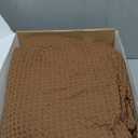 Bedsure Cotton Duvet Cover Set - 100% Cotton Waffle Weave Coconut White Duvet Cover Oversized King Size, GentleSoft and Breathable Bedding Set for All Season, 3 Pieces, 120"x98"