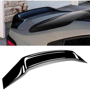 Rear Spoiler Compatible with 2020-2026 Toyota Corolla, Glossy Black R Style Trunk Exterior High Kick Tail Deck Lid Wing Lip Splitter Fit for 2020 2021 2022 2023 2024 2025 2026 4-Door