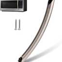 ME16A4021AS Microwave Door Handle, DE94-04313F Microwave Door Handle, DE94-04313F Handle Replaces for Samsung Microwave ME16A4021AS Handle, Includes 2 Screws, Rose Gold Color