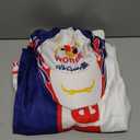 Syukakin Adult Halloween Racing Costume Hat Set Halloween Cosplay for Men 2XL