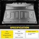 Upgrade Manganese Steel Splash Panel Shield Under Diaper Gas Motor Compatible with 2015-2024 Ford F150 with Gasoline Engine, Underbody Panel Not Fit Raptor Model/3.0L Diesel,ML3Z-7222-D