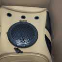 LOLLIMEOW Large Pet Carrier Backpack, Bubble Backpack Carrier for Fat Cats and Puppies,Airline-Approved(Khaki)