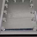 Vanity Mirror with Lights, 13'' x 11'' Lighted Makeup Mirror for Desk, Hollywood Mirror with 12 Dimmable Bulbs, 3 Color Modes, Smart Touch Control, 360Rotation, Valentines Day Gifts for Her