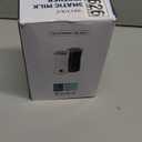 Secura Electric Milk Frother, Automatic Milk Steamer, 4-IN-1 Hot & Cold Foam Maker-8.4oz/240ml Milk Warmer for Latte, Cappuccinos, Macchiato with Silicone Spatula, Silent Operation & Shut-off (White)