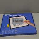 Wsenlight A3 Light Pad for Tracing Light Board for Diamond Painting Drawing Light Box with Magnetic Clip 2 Magnets Portable Light Pad for Weeding Vinyl, X-ray Viewing, Animation, Sketching, Tattoo