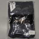 Womens Low Waist Denim Skirt Button Mini Cargo Jean Y2K Skirts with Pockets (Black)