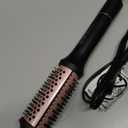 CINOSTAR Heated Round Brush for Blowout Look Volumizer, 1.5 inch Styler Tool, 6 Temps Ionic Thermal Brush, Fast Heating, Dual Voltage for Travel, Purple