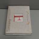 ZOEA 20 Inches Christmas Stockings with Initials, Large Embroidered Letter Knit Christmas Stocking for Family Holiday Decorations and Xmas Gift (E, Red)