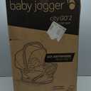 Baby Jogger City Go 2 Infant Car Seat, Baby Travel Car Seat, Included RapidLock Carseat Base, Pike Exclusive Includes Leatherette Handlebar and Premium Fabrics, Slate, Mfd:  01/04/2024