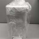 KOHLER 31319-STW 6 Liter (1.5 Gallon) Step Trash Can, Fingerprint Resistant, Quiet Close Lid, Stainless Steel + White