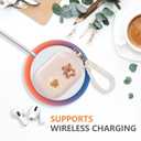Cute Cases for AirPod Pro 3, Lovely Bow Flower Bear Case with Pearl Chain, Soft Protective Cover for AirPods Pro 3 2025 Released