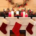 WYTAOHZL 6PCS Christmas Stocking Holders Metal Hangers Mantle Hangers Hooks Stocking Holder for Holiday Xmas Fireplace Stair Indoor Decor Black