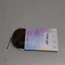 CJL HAIR 2PCs Small Cute Messy Bun Hair Piece for Thin Hair Women Mini Synthetic Curly Bun Scrunchies Updo Hairpieces Chocolate