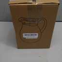 Clear Plastic Pitcher with Lid (72 oz), Unbreakable Water Pitcher with Handle, Fridge Jug, BPA-Free, Shatter-Proof, Great for Iced Tea, Sangria, Lemonade, Juice, Milk, and More