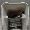 JOYMOOP Mop and Set with Wringer, Flat Mops for Floor Cleaning, Wall Mop Cleaner with Long Handle, Hardwood Floor Mop with 4 Microfiber Pads