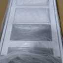 BTEXPERT White Resin Folding Event Chairs - Set of 4, 1000 lb Weight Capacity, Padded Seats, Stackable, Lightweight & Durable Indoor/Outdoor for Home Dining Party Wedding Picnic Camping Church