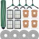 Neutop Replacement Parts Compatible with iRobot Roomba Plus 405/505 Combo Robot Vacuum Accessories with 1 Roller 4 Filter 4 Side Brush 4 Mop Pad 4 Dust Bag
