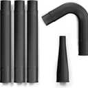 Sealegend Gutter Cleaning Tools for 2-1/2 in. Wet/Dry Vacuum Cleaner, Shop Vac Hose Attachments for Cleaning or Blowing Debris from Gutters Up to 4.8FT, 2-1/2 in. Shop Vac Accessories