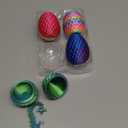 3D Printed Dragon Eggs with Dragon Inside  Fantasy Tabletop Decor, 3D Printing Toys for Kids & Adults  Unique Desktop Decoration & Collectible  Christmas Ornament & Stocking Stuffers (4 Pack)