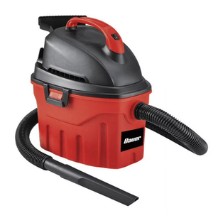 BAUER 3 Gallon 3 Peak HP Wet / Dry Portable Stainless Poly Shop Home Vac Vacuum