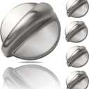 5 Packs WB03K10303 Profile Stove Cooktop Oven Rang Knob Replacements for GE,Heavy Duty Metal 191d5100 knob Cooktop Oven Knob Replace ge profile stove knob Part WB03K10208,AP4980246, 1810427, AH3486484