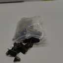 Biaungdo 30 Pcs Shelf Support Pegs, 1/4 Inch L-Shaped Clips with Rubber Sleeve, Cabinet Shelf Support Pegs for Bookshelves Glass Corner Shelf Cabinet Furniture, Bronze Tone