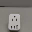 HANYCONY European Travel Plug Adapter USB C, International Plug Adapter, US to Europe Adapter Plug 2 Outlets 3 USB Ports(2 C Port), Type C Power Adapter to Italy Spain France Portugal Iceland Germany