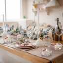 Tealight Candle Holder, Christmas Tealight Holder Moon Star Clear Votive Candle Holders Set of 2, Glass Tea Light Candles Holder for Home Decor Wedding Party Table Centerpieces