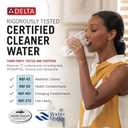Delta Clarifi Advanced 2 Stage Under Sink Water Filter System, Water Filter for Kitchen Sink Beverage Faucet, DWQ3502020