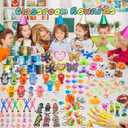 212 Pcs Party Favors for Kids, Bulk Prize Box Toys for Kids Classroom Elementary, Goodie Bags Stuffers for Ages 4-8 8-12, Easter Egg Fillers, Pinata Stuffers, Treasure Chest Small Toys, Birthday Gifts