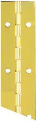 National Hardware N148-155 Continuous Hinge, Brass, 1-1/2" x 30"