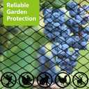100x100ft Bird Netting for Chicken Coop Poultry Netting 1 inch Mesh Heavy Duty Chicken Coop Cover Netting Roof Hawk Proof Bird Netting for Garden Protection Fruit Tree Netting Against Squirrels Deer