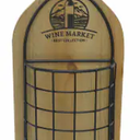 Crystal Art Gallery Wood & Metal Cork Holder