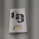 FITVII FINO 2 Slim Fitness Tracker, Smart Watch with Blood Oxygen, Sleep Monitor, 24/7 Heart Rate & Blood Pressure, IP68 Waterproof Health Activity Trackers with Calories Step Counter for Women Men (Black)