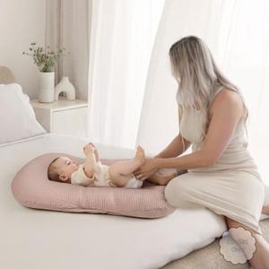Baby Lounger Pillow, 2-in-1 Infant Lounger Pillow for Newborn 0-24 Months for Tummy Time
