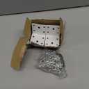 Alise 30PCS White L Brackets for Shelves, Heavy Duty Metal Shelf Brackets Corner Bracket, 90 Degree Joint Right Angle Bracket Small L Brackets for Wood Furniture Chair Drawer Cabinet (2X2 in)