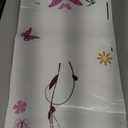 Supzone Butterfly Girl Wall Decal Flower Fairy Wall Sticker Colorful Butterflies Wall Decor DIY Vinyl Mural Art for Girls Baby Nursery Bedroom Playroom Home Decoration