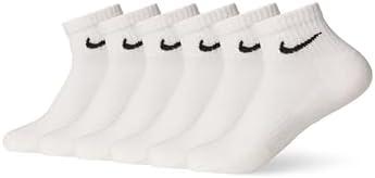 Nike Unisex Adult Everyday Cushioned Training Ankle Socks (6 Pairs) L