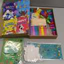 12 Set Happy Birthday Classroom Gifts Return Gifts for Birthday Party Goodie Bags for School Coloring Books Stickers Stampers Crayons Back to School Classroom Rewards Prizes