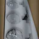 Bathroom Vanity Light Fixtures, Modern 4 Lights Globe Wall Sconce Lighting Brushed Nickel, Porch Wall Mount Light Fixture for Bathroom, Mirror Cabinets Hallway Stairs